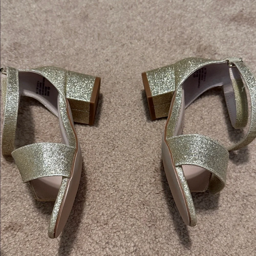 Nina Sparkly Gold Kids Dress Shoes size 13